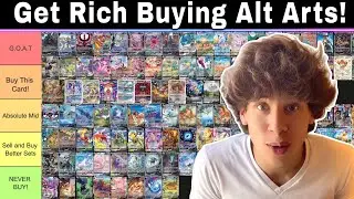 Get Rich Buying Alt Arts! - Ranking All 142 Alt Art Pokemon Cards From the SWSH Era!