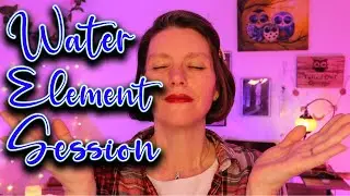 ASMR | Reiki Water Element Energy Flow and Movement Session (Soft Spoken, Water Noises...)