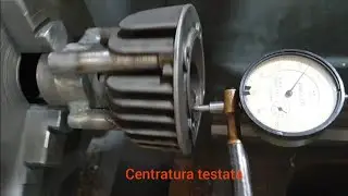 Vespa special - spianatura testata con supporto - Elaborazione fai da te.