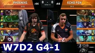 Phoenix1 vs Echo Fox Game 1 | S7 NA LCS Spring 2017 Week 7 Day 2 | P1 vs FOX G1 W7D2 1080p
