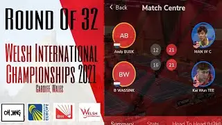 MD R32 | Man Wei Chong-Tee Kai Wun(5) Def Andy Buijk-Brian Wassink (NED) - Welsh International 2021