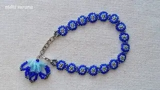 Nazar Bracelet/How to make Seed bead jewelry at home/Evil Eye/🧿Pulsera Tutorial diy