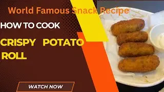 Crispy Potato Roll Recipe for kids  | Evening time snack | Aloo Roll | Easy starter | Potato Nuggets