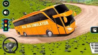 BUS SIMULATOR 2023 DEATH ROAD | AMAZING VIEW | BEST AC BUSES | 3D GAME |