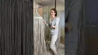 Macrame swing Jhula Hammock। Short।#short ।The Top Knott ।Aasif Khan।modinager | #Macrame Dia