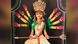 Small Durga idol making at home | Durga puja 2021| durga idol making 2020 | durga puja at home.