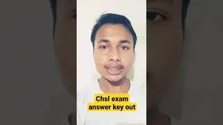 chsl exam answer key out #chslanswerkey #answerkey #answerkeyssc #sscschslanwerkey #sscanswerkey