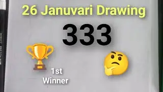 How to Draw Republic Day Special Drawing with 333 Number 🇮🇳 | Easy Number Art