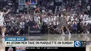 No. 4 UConn returns from long road trip to face Marquette