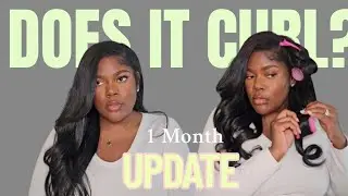DOES BODYWAVE HAIR HOLD A CURL?| 1 Month Update &ndash; Queen Weave Beauty