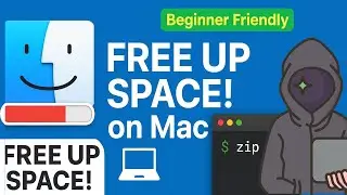 Free Up Space on Mac FAST 🚀 | Beginner-Friendly Terminal Tutorial