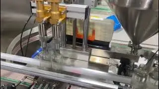 Servo sūknis + 6 veidu korķi/trigeri + datums uz pudeles apakšas + etiķetes iespēja (testa video)