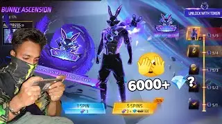 NEW GALACTIC BUNNY NO. 77777 BUNDLE FREE FIRE - Bunny Ascension Event Free Fire // TozzoGamerz 