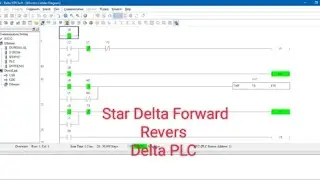 Delta plc programming  wpl soft star delta revers forward