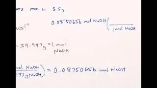 Mole Conversions II