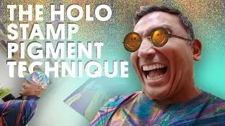 THE HOLO STAMP PIGMENT TECHNIQUE (CAPTION/GEL NAILS) - VLOG 93