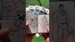 Minecraft&rsquo;s mini coloring book! Party favor! #Space #for #Creativity #Minecraft&rsquo;s #party #fiesta