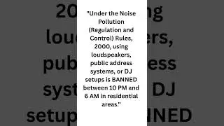 #NoiseRules #SupremeCourt #RightToSleep #Article21 #LegalRights #LawStudent #IndianLaw