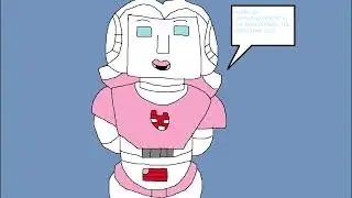 Arcee (G1 Movie) (1986) Celebrates 39 Years Art Comic by J.A. Ealy (An Autistic Person)