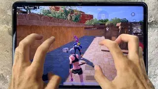 XIAOMI PAD 6 Pro ♥️ HDR+60FPS Graphics TEST 😍 SOLO VS SQUAD  🔥4 FINGER CLAW #pubgmobile