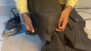 नये बने हुए कोट को प्रैस करना सीखे / Coat Iron Karna Sikhe / Coat press karna sikhe or coat Trial￼ /