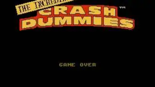 (nes)Incredible Crash Dummies game over