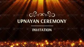 Upnayan Ceremony || Thread Ceremony || Janeu Ceremony Invitation Video || UCV07