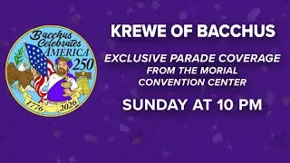 Exclusive Parade Coverage of the Krewe of Bacchus
