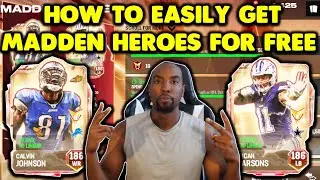 HOW TO CLAIM THE NEW MADDEN HEROES PLAYERS FOR FREE IN MADDEN MOBILE 25!