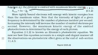 Einstein photoelectric equation