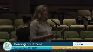 Liz Barker | SCS Board Meeting Live From VPAC Venice, FL | September 19, 2023