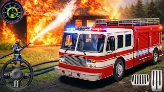 Fire Truck Rescue Simulator - 911 Emergency Fire Fighter Rescue Game 3D - Android Gameplay 