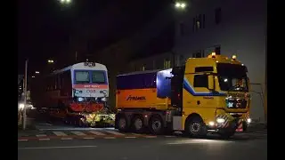 Sondertransport ÖBB 5047 vom Linzer Mühlkreisbahnhof zum Stadthafen