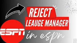 How to Reject a Trade as a League Manager in ESPN Fantasy - Here's How You Can Do It // 2025 Edition