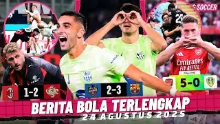 Barcelona KING Remontada 😱 Gy&ouml;keres 2 GOL, Arsenal Berpesta 🔥 AC Milan KEOK dari Tim Promosi