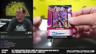 2025 Leaf Optichrome Football Jumbo Hobby Box Random 3-Card Group Break #3 - Steve