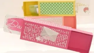 Double Slider Geschenk-Box Anleitung