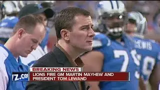 Lions fire GM Martin Mayhew and President Tom Lewand