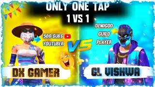 DX GAMER VS GL VISHWA 1 VS 1 MATCH |DX SMOOTH 444 GAMER|