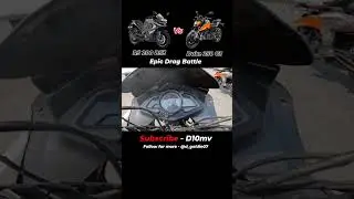 Duke 250 Gen 3 VS RS 200 Bs3 Drag Race 💥🚀 #shorts #shortsfeed #trending #viral