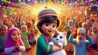 Meow Aur Magic Milk | Urdu Kids Story | Funny & Magical Cartoon | Moral Tale