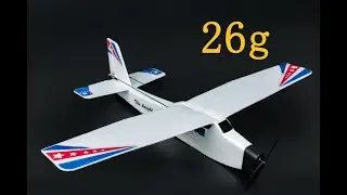 How to upgrade Hand Throwing Airplane Toy to 26g RC Airplane