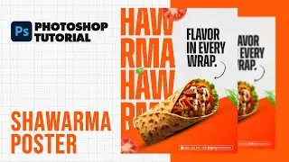 This Shawarma Design Will Make Anyone Hungry | Photoshop Tutorial