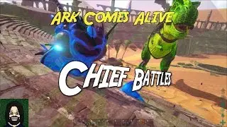 Modded Ark Gameplay Ep5: Cheif Battles and Alpha Argy, Saber, Carno taminig