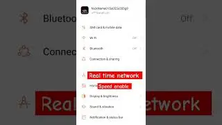 Oppo A5 2020 network real time network speed option enable #techgk
