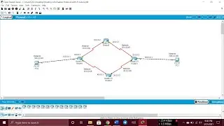 Routing Information Protocol with 4 Routers || Cisco Packet Tracer || Practical