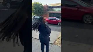 4 months later with 22 inch Genie Locs by Dr.LocGenie