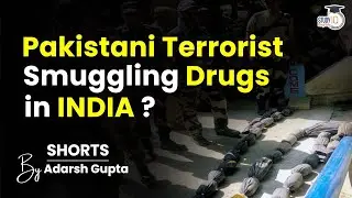 Pakistani Terrorist Outfits smuggling drugs in India #shorts #pakistaniterrorist