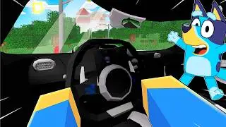 VIAJAMOS A LA CASA DE BLUEY EN MINECRAFT 😱