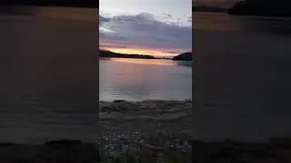 Sunset over Dale Hollow Lake! #toyotalandcruiser #fj60 #shorts